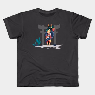 Dragon girl Kids T-Shirt